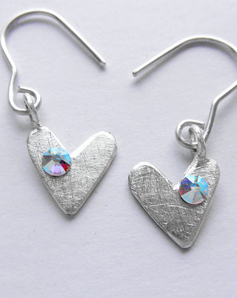 Kolczyki srebrne SERDUSZKO