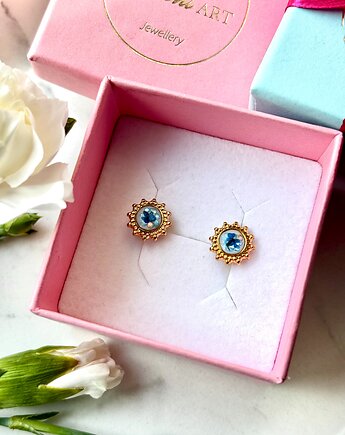 Kolczyki słoneczka, Frant Art Jewellery