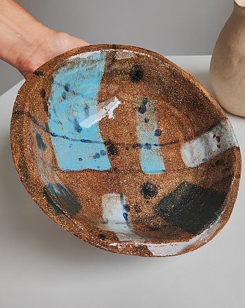 Ceramiczna ciężka miska np. na owoce, U.to ceramika