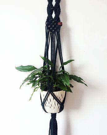 Kwietnik  ze sznurka CROWN makrama, pixidixi craft