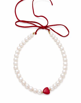 PEARLOVE- naszyjnik z perłami i howlitem, ISSI Jewelry