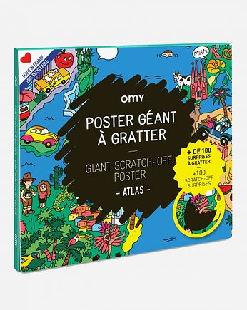Plakat zdrapka ATLAS, OMY