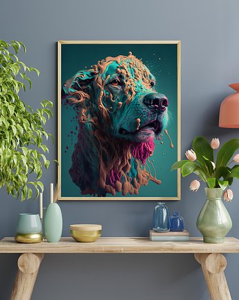 Plakat Lava Pies 2, Abstraktoria