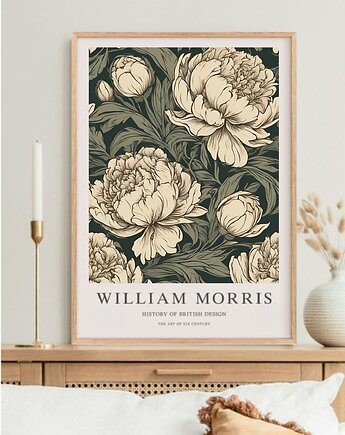 PLAKAT dekoracyjny , William Morris, wystawowy, black dot studio