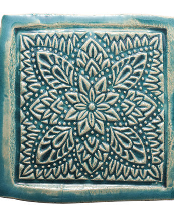 Dwie ceramiczne podkładki pod kubek, Ceramika SPK