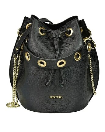 Torebka skórzana - worek   (5797), BOSCCOLO