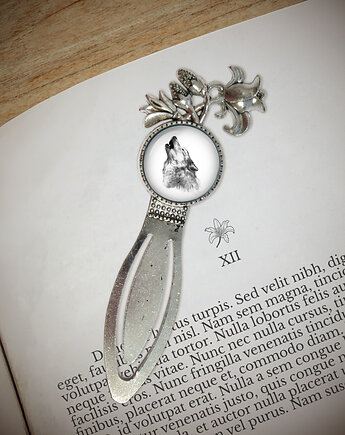 Zakładka do książki - Wilk - lilia, yenoo