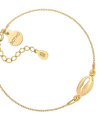 Złota bransoletka z muszelką, SOTHO
