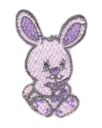 Naszywka Naszywki termo królik króliczek, Wyszywane