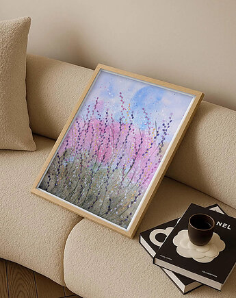 Oryginalna akwarela. Łąka A3, Malgorzata Domanska