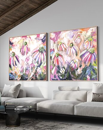 Zestaw obrazów 100x100 cm, Dorota Ferens