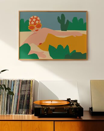 Plakat 'chill out', Katarzyna Mizera