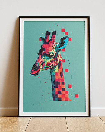 Plakat - żyrafa numer 1, Harry Monkey