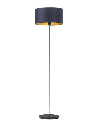 Nowoczesna lampa stojąca z abażurem ze złotym wnętrzem WERONA GOLD, LYSNE
