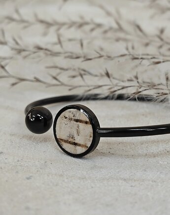 Bransoletka  z kolekcji Brzoza - z prawdziwą korą drzewa, Slow Jewelry