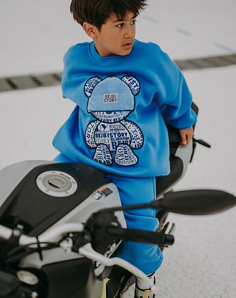 Bluza oversize Blue Teddy, BejbiStory