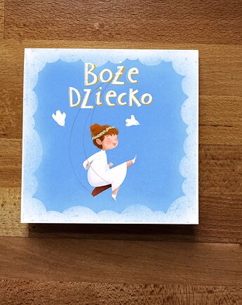 Kartka Komunijna Dziecko Boże, Mary in a bubble