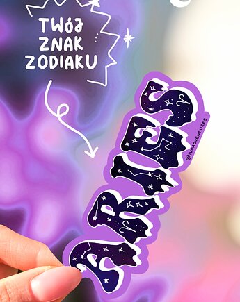 Naklejka - Zodiak - Aries , IvoAdventures