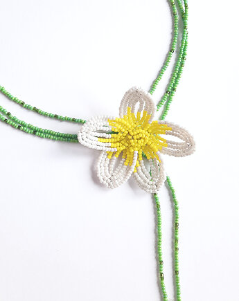 Plumeria - naszyjnik choker, Hibiscus
