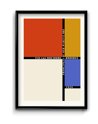 Plakat Bauhaus Neo Plastic Art, Bury Lis
