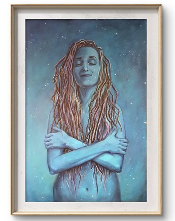 Plakat In Lak'ech Ala K'in, na płótnie, Magda Parkitna