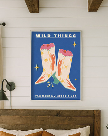 Plakat Wild things, MUKI design