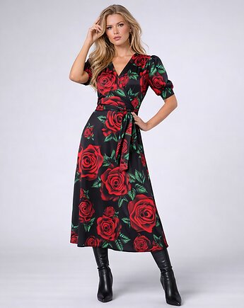 Kelly -  sukienka - Królowa Róża Black, milita nikonorov