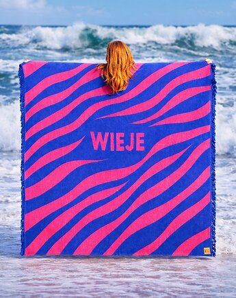 WIEJE - koc bawełniany L, CZŁOWIEK KOC