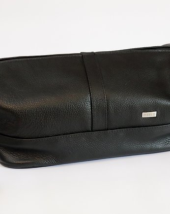 Kosmetyczka duża podróżna CZARNA. męska /unisex, MerloBag