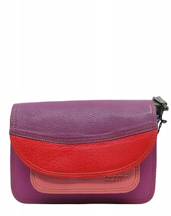 Torebka damska skórzana regulowany pasek kolorowa eko OLIVKA, Olivka Warsaw