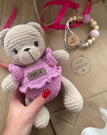 Gift Box dla dziewczynki, prezent dla maluszka, HANDMADE crochet by Klaudia