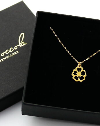 Naszyjnik "Hawaiian flower" z kwiatkiem - srebro 925 pozłacane, Coccola JEWELLERY