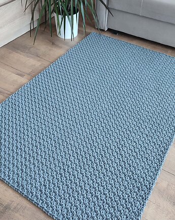 Dywan prostokątny szydełkowy ze sznurka 90cmx130cm, MISZ MASZ Dorota Tyszko