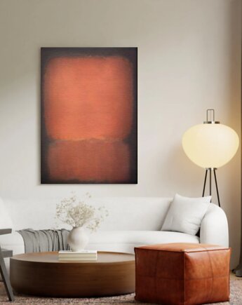PLAKAT abstrakcyjny Rothko kolorowa abstrakcja beż brąz, black dot studio