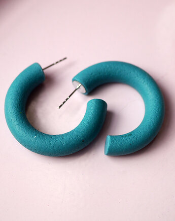 Lekkie kolczyki z glinek polimerowych- koła, MODELINOVA