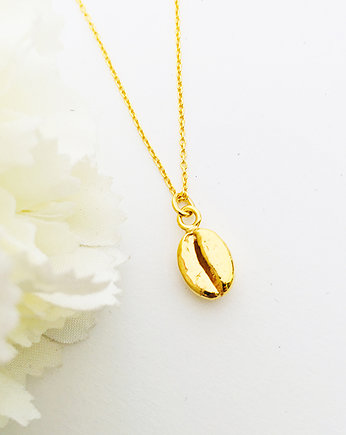 Naszyjnik z ziarnem kawy, coffee  necklace, Anemon Atelier