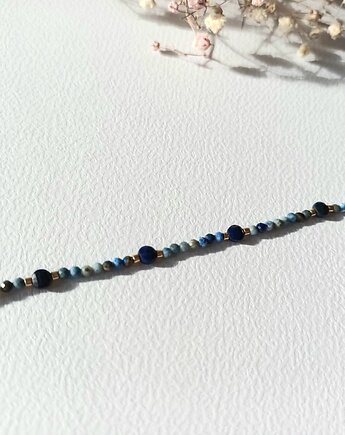 Naszyjnik z lapisem lazuli, s e n s e d  accessories