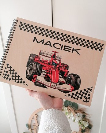 Album dla chłopca FORMUŁA 1 prezent urodziny, roczek, święta, LOO LOO DREAM