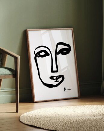 PLAKAT  dekoracyjny Picasso, abstrakcja, black dot studio