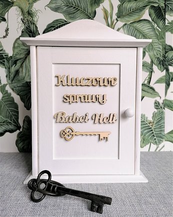 Szafka na klucze, prezent na dzień babci, Prowansalska Manufaktura
