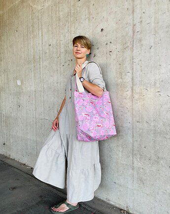 Marmollada - torebka na ramię tL FLAMINGI, marmollada