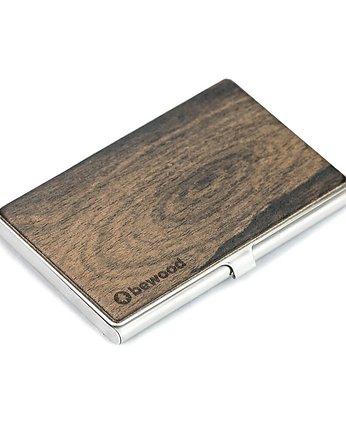 Drewniany Wizytownik Inox Ziricote, bewood