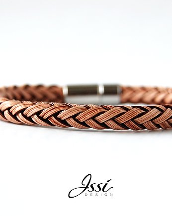 bransoletka męska PLEAT BROWN, ISSI Jewelry