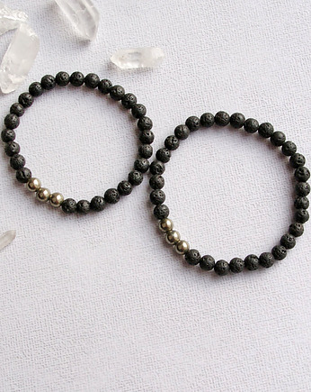 KOMPLET dla PARY : piryt & lawa, kaktusia