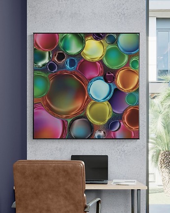 Chromatic Puls #5, autorski graficzny obraz, AAS Art Studio