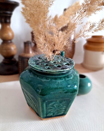 Stojak kwiatowy kwietnik, Wooden Love