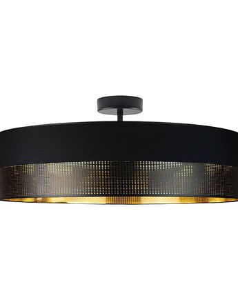 Miedziana lampa wisząca do salonu WENECJA GLAM fi - 60 cm, LYSNE