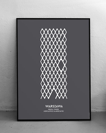 Prosta Tower - plakat 50x70 cm, Rafal Stefanowski