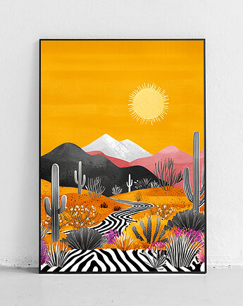 Plakat Ciepło pustynnego słońca, Harvest Maison