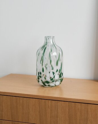 Wazon szklany, duński design, lata 70, produkcja: Dania, Przetwory design